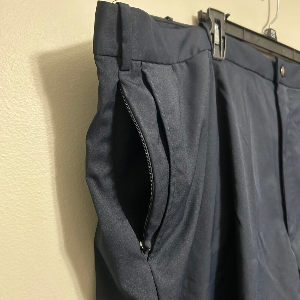 Polo Ralph Lauren Mens Shorts Navy Blue Performance Golf Big Tall 50 52X11.5 Zip - Picture 8 of 12